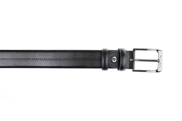 Cintura uomo cuciture tono su tono e fibbia metallo canna di fucile CT 3331 GG01
