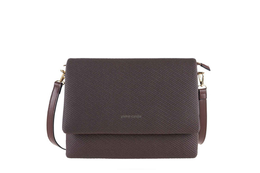 Borsa A Tracolla In Ecopelle Pierre Cardin - Wx56 67741