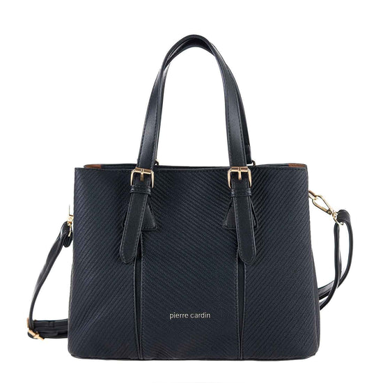Borsa A Spalla Con Tracolla In Ecopelle Pierre Cardin - Wx56 18575