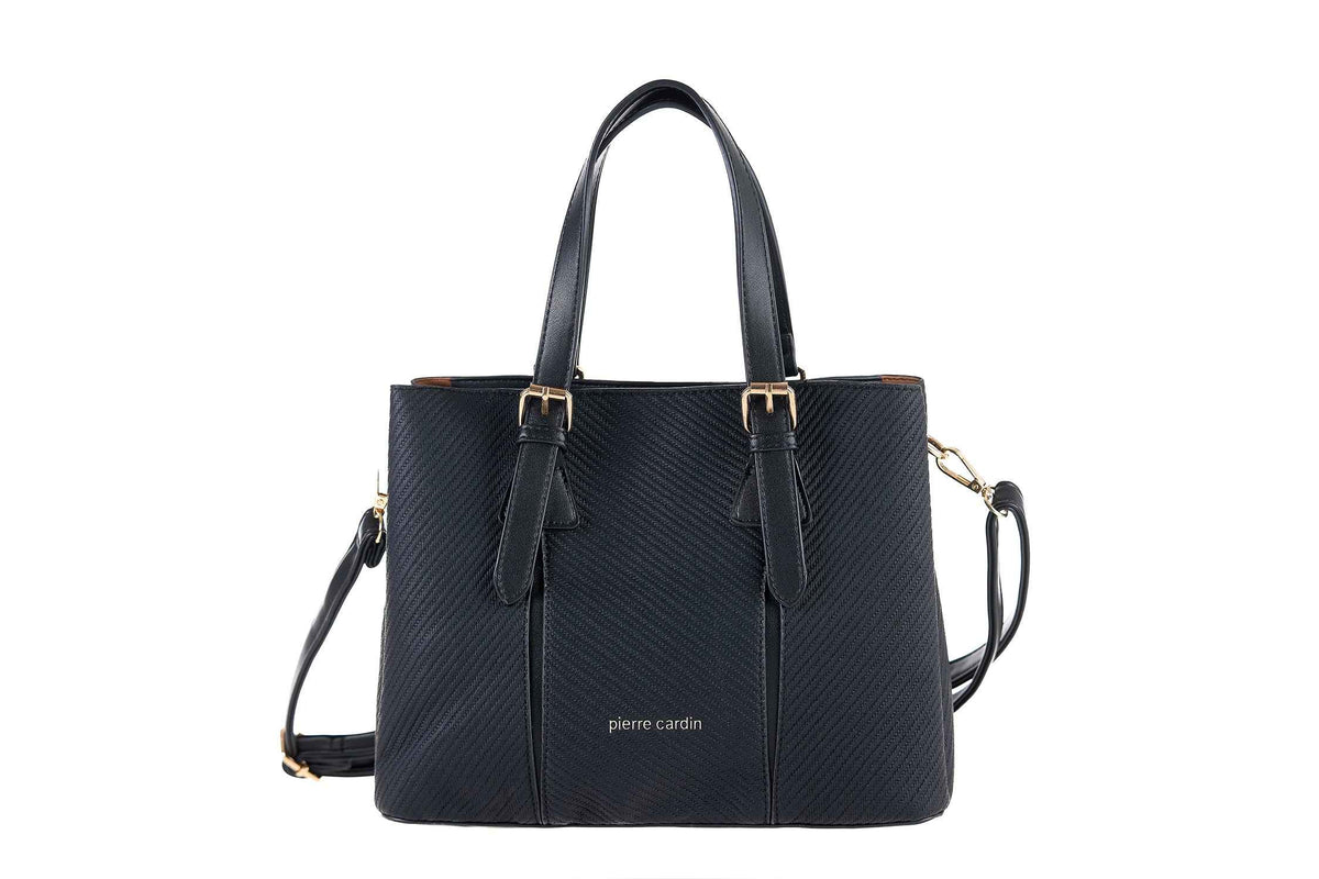 Borsa A Spalla Con Tracolla In Ecopelle Pierre Cardin - Wx56 18575