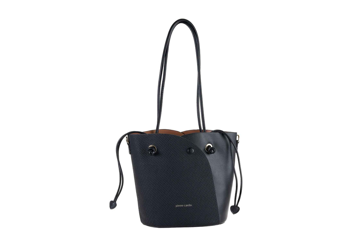 Borsa A Spalla Con Tracolla In Ecopelle Pierre Cardin - Wx56 18576