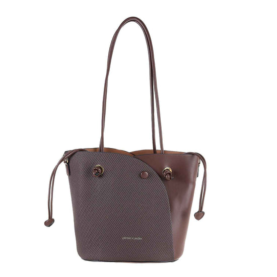 Borsa A Spalla Con Tracolla In Ecopelle Pierre Cardin - Wx56 18576