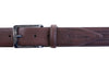 Cintura in pelle con logo a fuoco P.Cardin GG15 1001