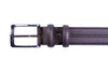 Cintura in pelle con impunture in tinta P.Cardin GG15 3354