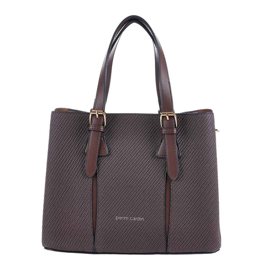Borsa A Spalla Con Tracolla In Ecopelle Pierre Cardin - Wx56 18575