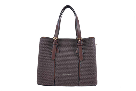 Borsa A Spalla Con Tracolla In Ecopelle Pierre Cardin - Wx56 18575