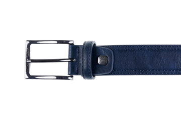 Cintura in pelle con doppio ricamo A. Basile - 2032 GG19