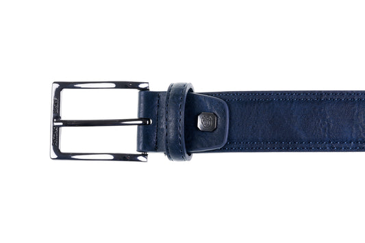 Cintura in pelle con doppio ricamo A. Basile - 2032 GG19
