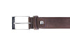 Cintura in pelle con singolo ricamo A. Basile - 2031 GG19