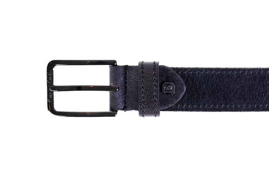 Cintura in vera pelle con singola cucitura P.Cardin - 5072 KAM02