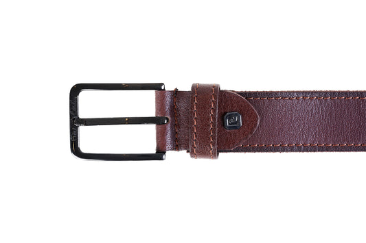 Cintura in vera pelle con singola cucitura P.Cardin - 5072 KAM02