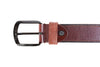 Cintura in vera pelle con singola cucitura P.Cardin - 5071 KAM01