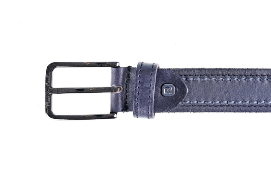 Cintura in vera pelle con doppia cucitura P.Cardin - 612 KAM02