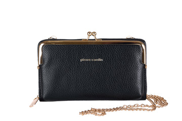 Borsa A Tracolla Con Borsellino In Ecopelle Pierre Cardin - Gn46 1239