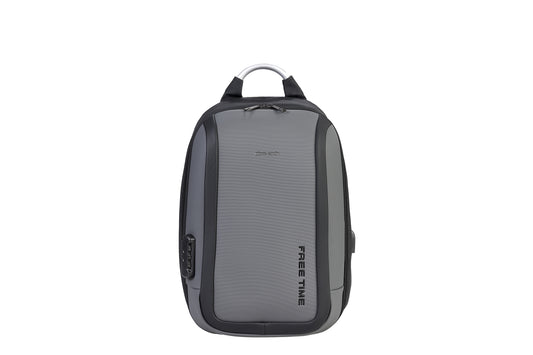 Zaino/Bagaglio a mano P.Cardin multitasca in tessuto con presa USB - ALAN05 4453