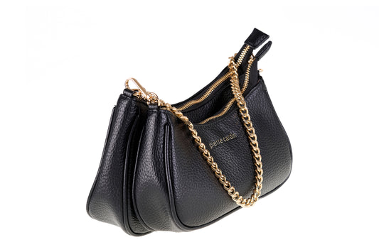 Doppia Borsa Spalla Con Tracolla In Ecopelle Pierre Cardin - Yila03 16480
