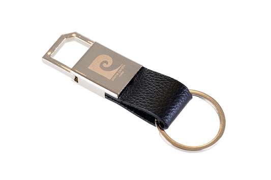 Portachiavi pelle e metallo Pierre Cardin 6102
