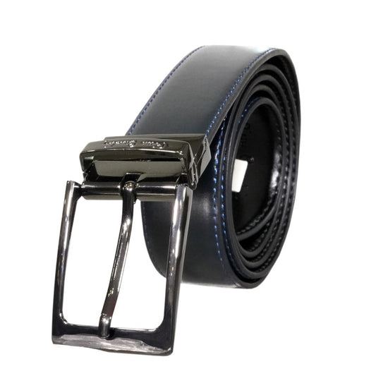 Cintura Uomo Pierre Cardin Double Face Vera Pelle - GG01 FWYX5