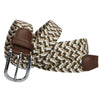 Cintura uomo PIERRE CARDIN in corda elastica beige - 311 HY05