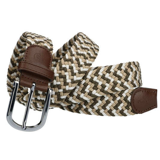 Cintura uomo PIERRE CARDIN in corda elastica beige - 311 HY05