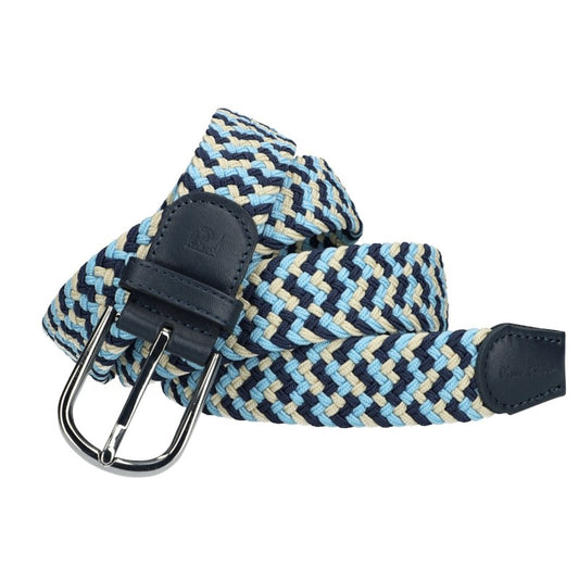Cintura uomo PIERRE CARDIN in corda elastica blu - 309 HY05