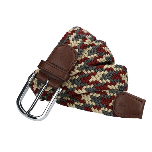 Cintura uomo PIERRE CARDIN in corda elastica marrone - 308 HY05