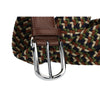 Cintura uomo PIERRE CARDIN in corda elastica marrone - 312 HY05