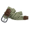 Cintura uomo PIERRE CARDIN in corda elastica verde - 310 HY05