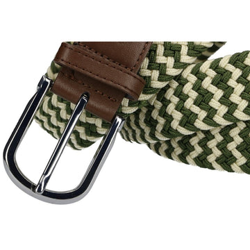 Cintura uomo PIERRE CARDIN in corda elastica verde - 310 HY05